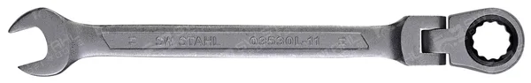 Swstahl 03530L-11 — Ratchet Ring Open-ended Spanner