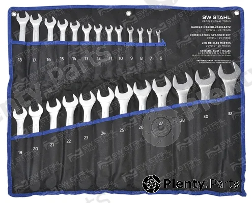 Swstahl 00925L — Spanner Set, ring/open ended