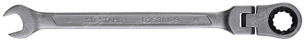Swstahl 03530L-9 — Ratchet Ring Open-ended Spanner