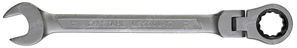 Swstahl 03530L-17 — Ratchet Ring Open-ended Spanner