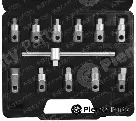 Swstahl 03015L — Set of Socket Wrench Inserts, oil drain plug
