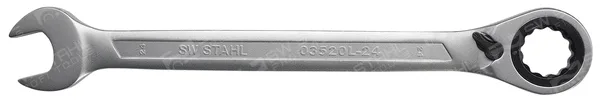 Swstahl 03520L-24 — Ratchet Ring Open-ended Spanner