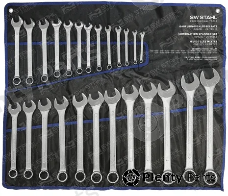 Swstahl 00922L — Spanner Set, ring/open ended