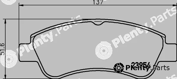 Textar 2395405 — Brake Pad Set, disc brake