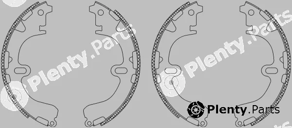 Textar 83043100 — Brake Shoe Set Shoe Kit