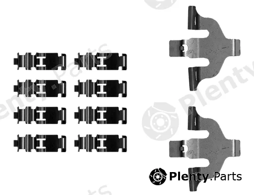 Textar 82549300 — Accessory Kit, disc brake pad