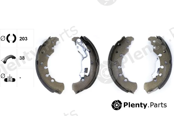 Textar 91065300 — Brake Shoe Set