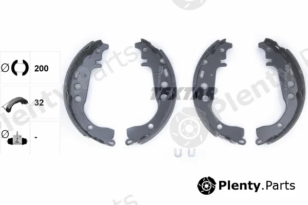 Textar 91053500 — Brake Shoe Set