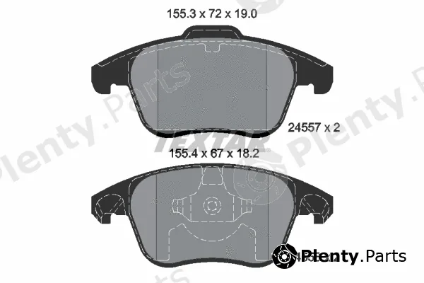 Textar 2455701 — Brake Pad Set, disc brake Q+