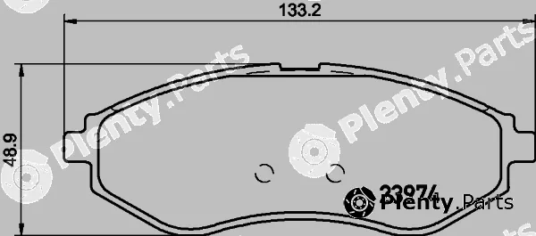 Textar 2397405 — Brake Pad Set, disc brake
