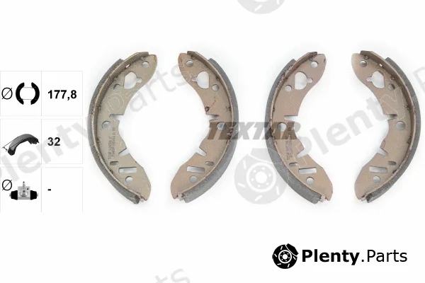 Textar 91005700 — Brake Shoe Set