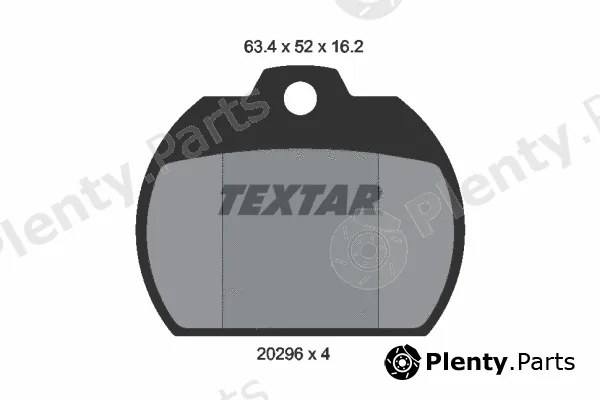 Textar 2029602 — Brake Pad Set, disc brake