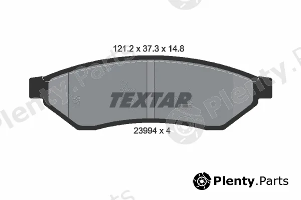 Textar 2399401 — Brake Pad Set, disc brake