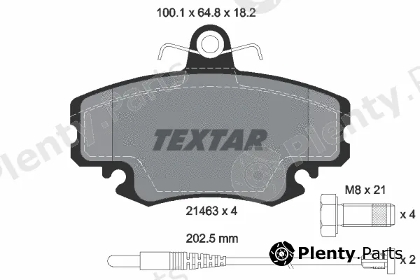 Textar 2146304 — Brake Pad Set, disc brake Q+