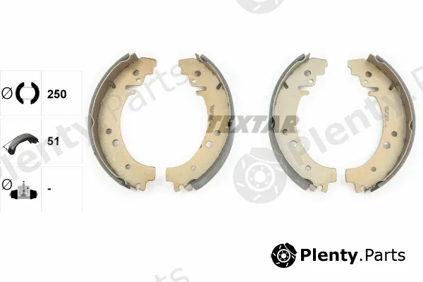 Textar 91029100 — Brake Shoe Set