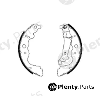 Textar 91069300 — Brake Shoe Set