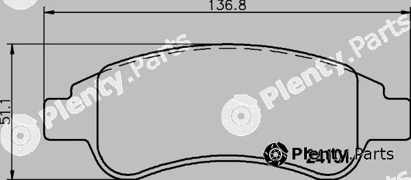 Textar 2410103 — Brake Pad Set, disc brake