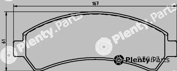 Textar 2366303 — Brake Pad Set, disc brake