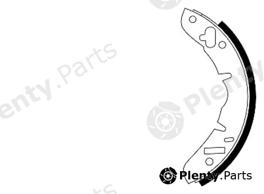 Textar 91005600 — Brake Shoe Set
