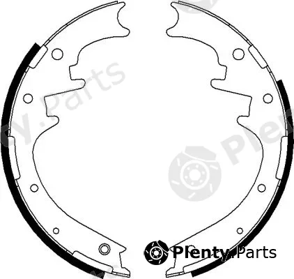 Textar 91075700 — Brake Shoe Set