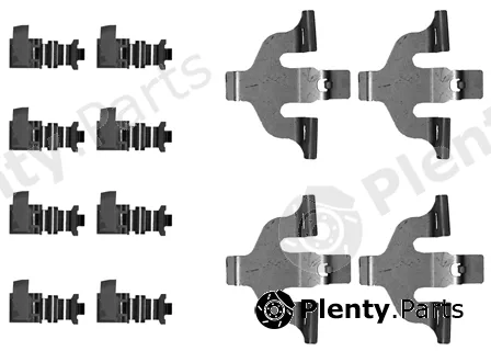 Textar 82544001 — Accessory Kit, disc brake pad