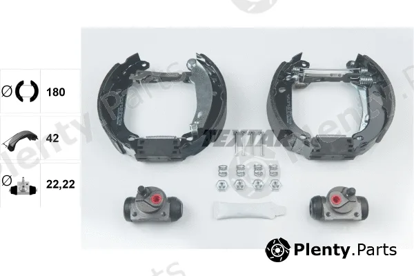 Textar 84037400 — Brake Shoe Set Shoe Kit Pro