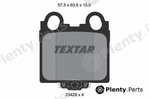 Textar 2342901 — Brake Pad Set, disc brake