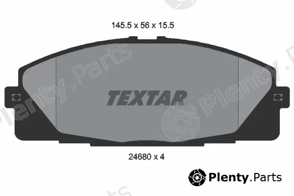 Textar 2468001 — Brake Pad Set, disc brake