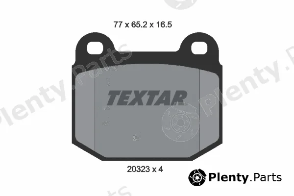 Textar 2032303 — Brake Pad Set, disc brake