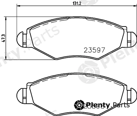 Textar 2359705 — Brake Pad Set, disc brake