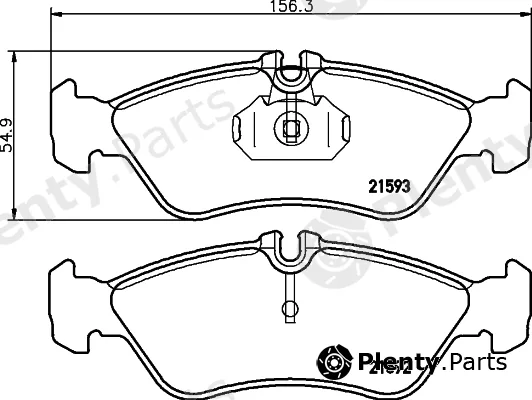 Textar 2159201 — Brake Pad Set, disc brake