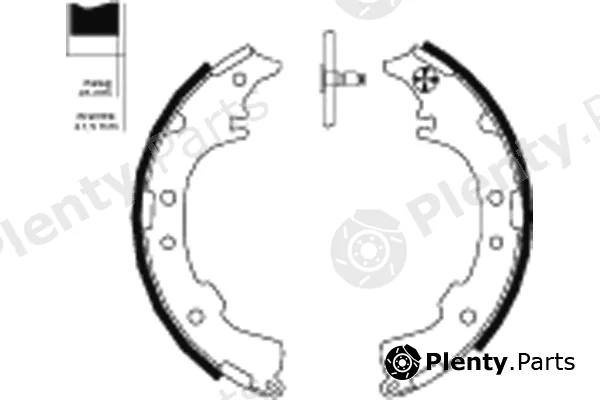 Textar 91068600 — Brake Shoe Set