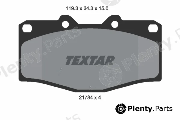 Textar 2178403 — Brake Pad Set, disc brake