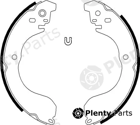 Textar 91076800 — Brake Shoe Set