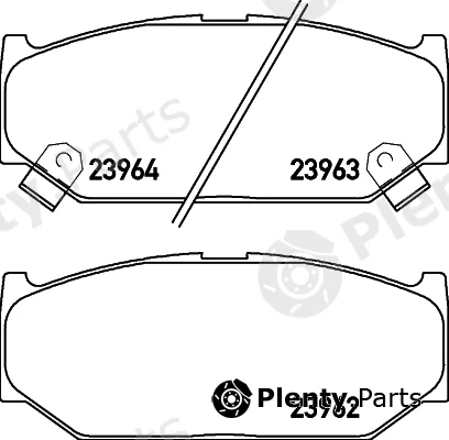 Textar 2396301 — Brake Pad Set, disc brake