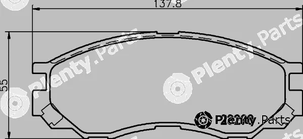 Textar 2329006 — Brake Pad Set, disc brake