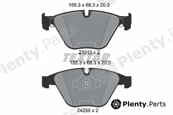 Textar 2331301 — Brake Pad Set, disc brake Q+
