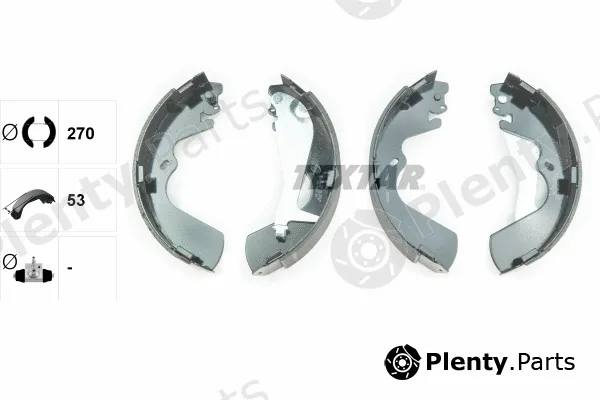Textar 91055300 — Brake Shoe Set