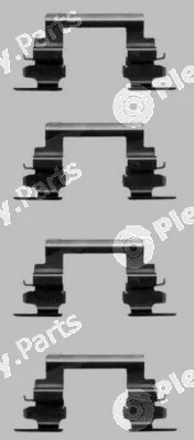 Textar 82507300 — Accessory Kit, disc brake pad