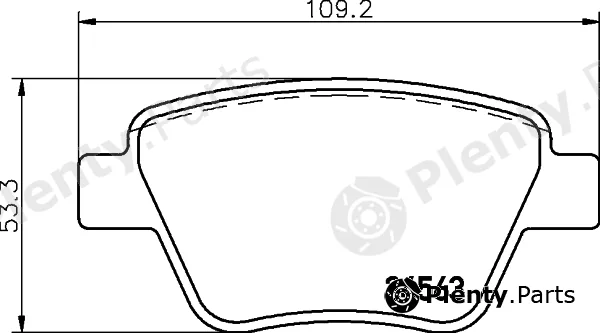 Textar 2456303 — Brake Pad Set, disc brake