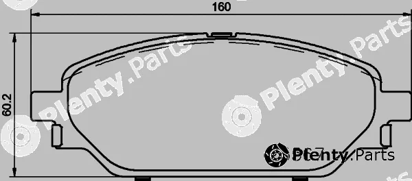 Textar 2556701 — Brake Pad Set, disc brake