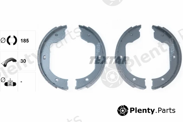 Textar 91058700 — Brake Shoe Set, parking brake