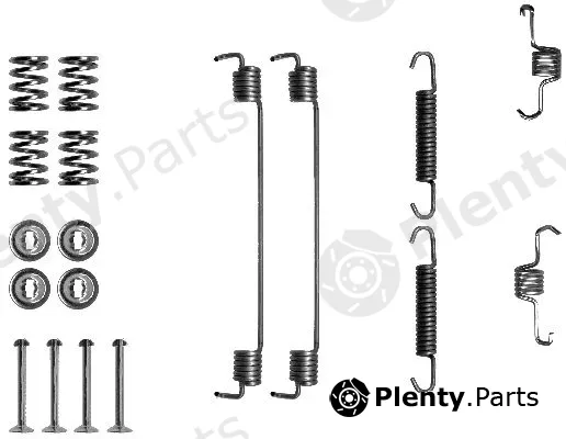 Textar 97031000 — Accessory Kit, brake shoes