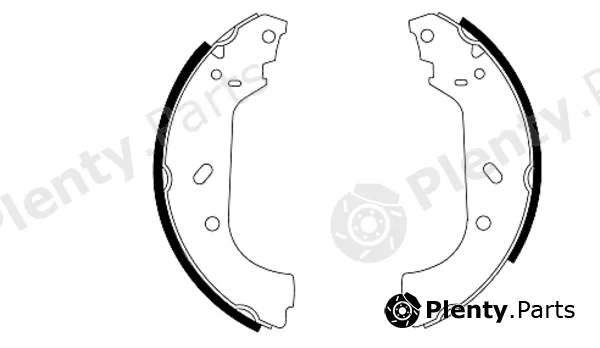 Textar 91047800 — Brake Shoe Set