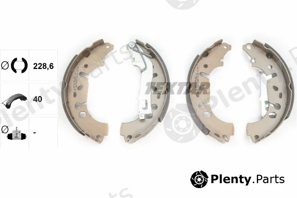 Textar 91065400 — Brake Shoe Set