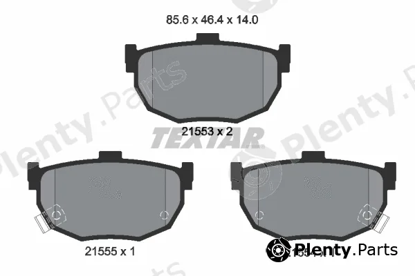 Textar 2155301 — Brake Pad Set, disc brake