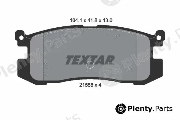 Textar 2155801 — Brake Pad Set, disc brake