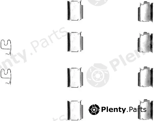 Textar 82060200 — Accessory Kit, disc brake pad