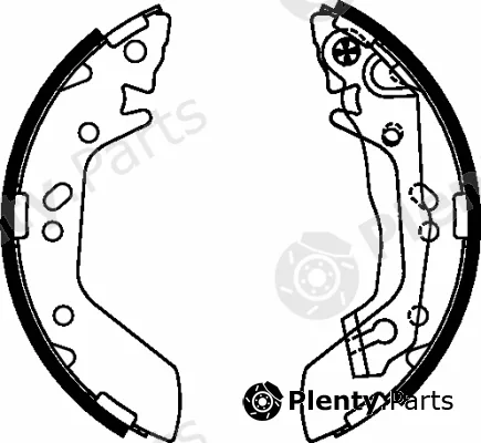 Textar 91059600 — Brake Shoe Set