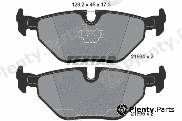 Textar 2193481 — Brake Pad Set, disc brake epad